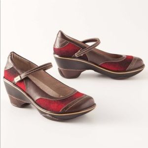 Jambu Plaid Wool MaryJanes